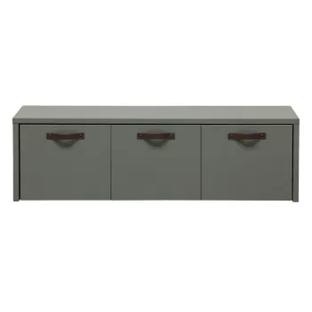Dulap pentru copii verde-gri din lemn de pin 120x36 cm Stage - vtwonen baed imagine