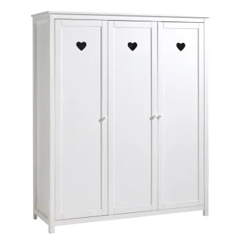 Dulap pentru copii Vipack Amori, inaltime 190 cm, alb 8eef imagine