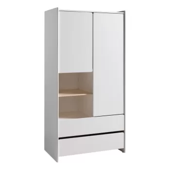 Dulap pentru copii Vipack Kiddy, 90 x 180 cm, alb f30a imagine