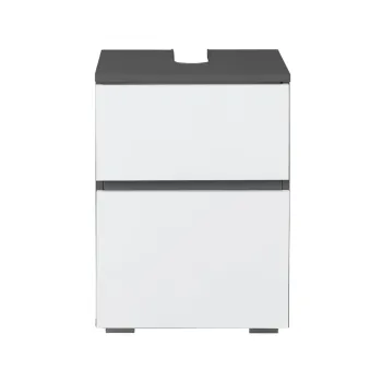 Dulap sub chiuveta alb/gri antracit 40x55 cm Wisla - Storaa 1194 imagine