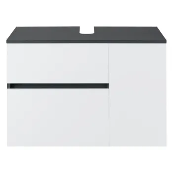 Dulap sub chiuveta alb/gri antracit suspendat 80x53 cm Wisla - Storaa 4c56 imagine