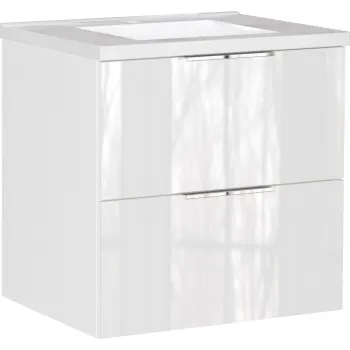 Dulap sub chiuveta alb suspendat cu aspect lucios 61x61 cm Celano - Germania ceac imagine