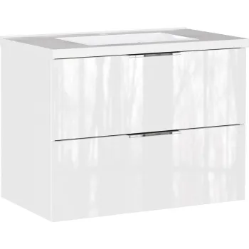 Dulap sub chiuveta alb suspendat cu aspect lucios 81x61 cm Celano - Germania eedd imagine