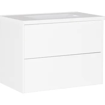 Dulap sub chiuveta alb suspendat cu aspect mat 81x61 cm Bodera - Germania 416f imagine