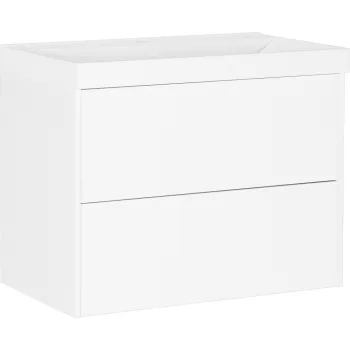 Dulap sub chiuveta alb suspendat cu aspect mat 81x65 cm Bodera - Germania 7838 imagine