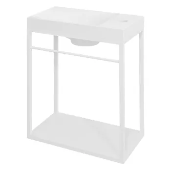 Dulap sub chiuveta alb suspendat din metal 39,5x45 cm Crest - Sapho 8d5b imagine
