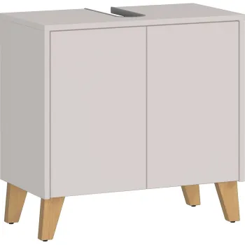 Dulap sub chiuveta crem cu aspect mat 60x59 cm Arnea - Germania 7242 imagine