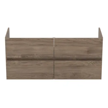 Dulap sub chiuveta in culoare naturala suspendat cu aspect de lemn de nuc 120x55 cm Eurovit+ - Ideal Standard c630 imagine