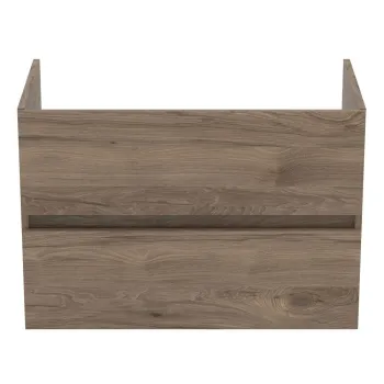 Dulap sub chiuveta in culoare naturala suspendat cu aspect de lemn de nuc 80x55 cm Eurovit+ - Ideal Standard d829 imagine