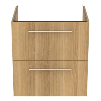 Dulap sub chiuveta in culoare naturala suspendat cu aspect de lemn de stejar 60x63 cm i.Life B - Ideal Standard ecc7 imagine