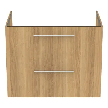 Dulap sub chiuveta in culoare naturala suspendat cu aspect de lemn de stejar 80x63 cm i.Life B - Ideal Standard 4532 imagine
