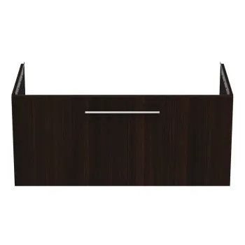 Dulap sub chiuveta maro inchis suspendat cu aspect de lemn de stejar 100x44 cm i.Life B - Ideal Standard 257e imagine