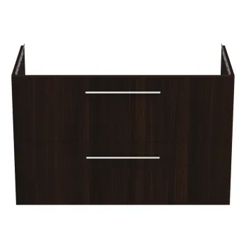 Dulap sub chiuveta maro inchis suspendat cu aspect de lemn de stejar 100x63 cm i.Life B - Ideal Standard cb02 imagine