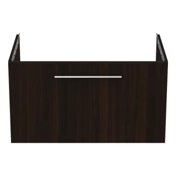 Dulap sub chiuveta maro inchis suspendat cu aspect de lemn de stejar 80x44 cm i.Life B - Ideal Standard 58e3 imagine