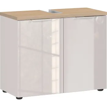 Dulap sub chiuvetAcrem cu aspect lucios 70x58 cm Tavira aEURGermania ca87 imagine