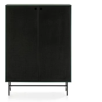Dulap Teulat Punto, negru-verde a260 imagine