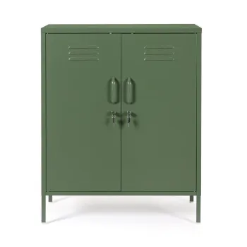 Dulap verde inchis din metal cu incuietoare 80x101,5x40 cm Cambridge - Yes Everyday ef26 imagine