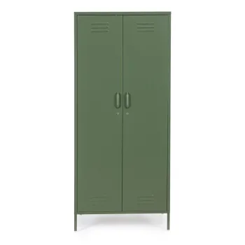 Dulap verde inchis din metal cu incuietoare 80x185x50 cm Cambridge - Yes Everyday 64b0 imagine