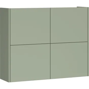 Dulap verde prafuit cu aspect mat suspendat 97x79x27 cm Binetto - Germania f4fb imagine