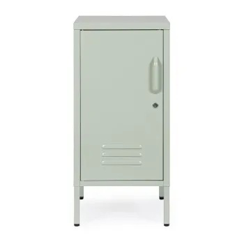 Dulap verde salvie din metal cu incuietoare 35x76x40 cm Cambridge - Yes Everyday 377d imagine