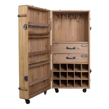 Dulap vinoteca din lemn Dutchbone Lico 62ee imagine