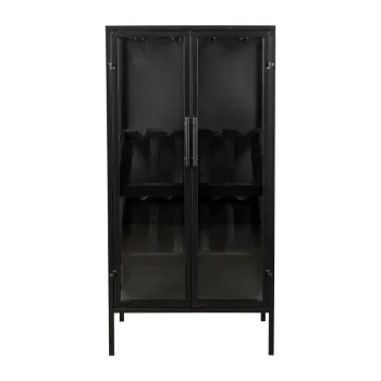 Dulap vinoteca din lemn pentru 10 sticle, 52x103 cm Rob - White Label c204 imagine