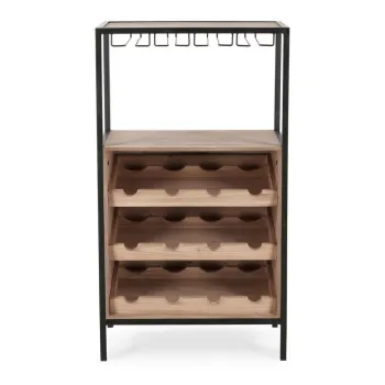 Dulap vinoteca in culoare naturala numar de sticle 12, 51x91x30 cm Isaac - Yes Everyday e87f imagine