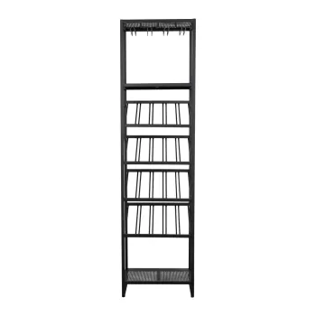 Dulap vinoteca neagra numar sticle 20, 48x180 cm Cantor - Zuiver cdb2 imagine