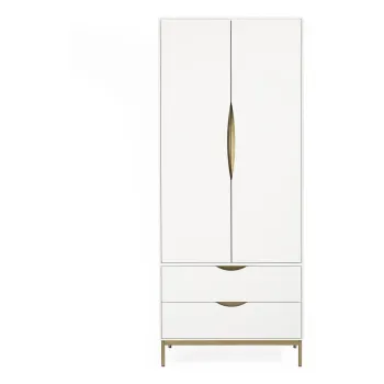 Dulap Woodman Kobe, alb 45a7 imagine