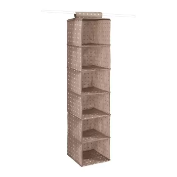 Organizator pentru dulap Compactor Dots, 6 compartimente, bej efe3 imagine