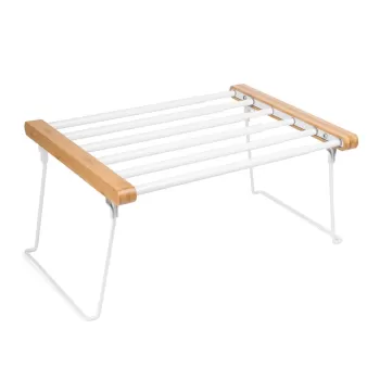 Raft pliabil si ajustabil pentru sifonier Compactor Extendable Shelf Rack 0b35 imagine