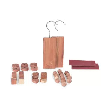 Set 34 bile din lemn de cedru pentru dulap Compactor 5b73 imagine