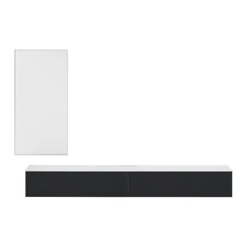 Set masa TV alba si dulap Edge by Hammel 5cc8 imagine