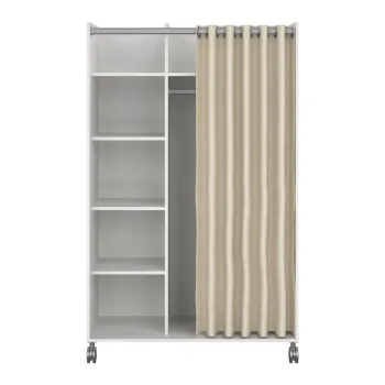 Sifonier alb/bej 100x160 cm Kit - Tvilum 0070 imagine