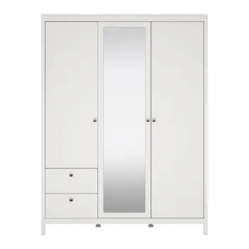 Sifonier alb cu oglinda 150x199x58 cm Madrid - Tvilum e4d8 imagine
