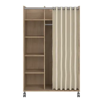 Sifonier bej/cu aspect de lemn de stejar 100x160 cm Kit - Tvilum 8d4e imagine