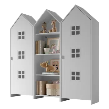 Sifonier de copii alb deschis 173x171,5 cm CASAMI BRUGES - Vipack ec5d imagine