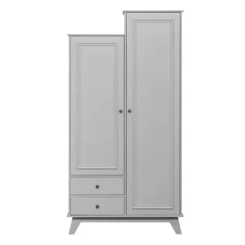 Sifonier de copii gri deschis din lemn de pin 98x190 cm Lily - WOOOD 8a8f imagine