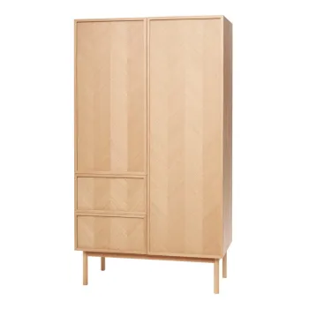 Sifonier din lemn de stejar 100x180 cm Herringbone - Hubsch 8e46 imagine
