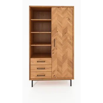 Sifonier din lemn din lemn de stejar 97x176 cm Abies - The Beds ae9a imagine