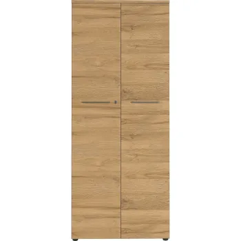 Sifonier gri antracit cu aspect de lemn de stejar 80x197 cm Agenda - Germania fbaf imagine