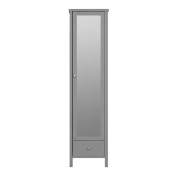 Sifonier gri cu oglinda 49.3x195 cm Tromso - Tvilum ef30 imagine