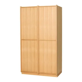 Sifonier in culoare naturala cu aspect de lemn de stejar 100x181x55 cm Kura - Hubsch e107 imagine