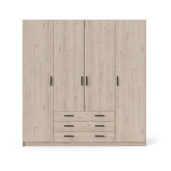 Sifonier in culoare naturala cu aspect de lemn de stejar 196x200 cm Sprint - Tvilum 99aa imagine