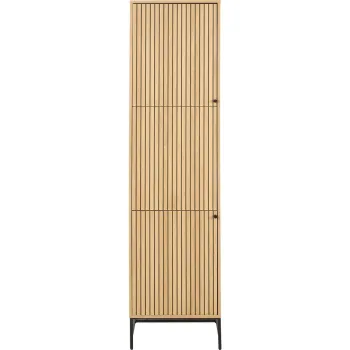Sifonier in culoare naturala cu aspect de lemn de stejar 51x200x60 cm Albany - Actona 6e72 imagine