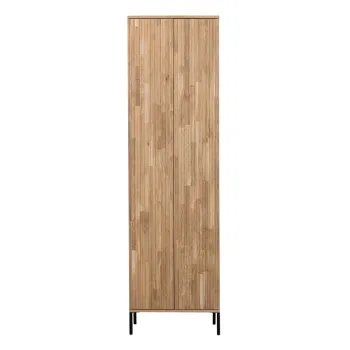 Sifonier in culoare naturala cu aspect de lemn de stejar 60x210 cm Gravure - WOOOD 708d imagine