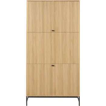 Sifonier in culoare naturala cu aspect de lemn de stejar 99x200x60 cm Albany - Actona 2d79 imagine