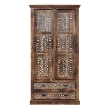 Sifonier maro din lemn de mango 190x45 cm Maneesh - Storaa 7b4e imagine