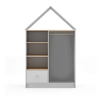 Sifonier pentru copii alb 110x180 cm Estefania - Marckeric ff6f imagine