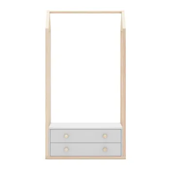 Sifonier pentru copii alb 80x170 cm Esteban - Marckeric 251f imagine